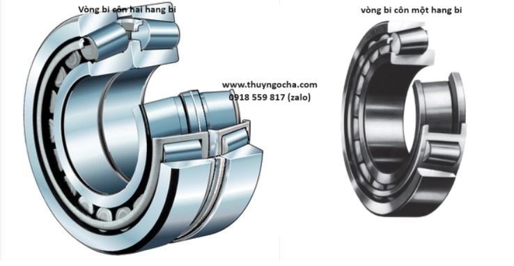 Vòng bi côn NSK một hàng bi và hai hàng bi
